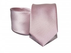 Premium Krawatte - Rosa gemustert 