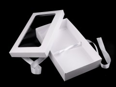 Papierbox mit Fenster und Band - 5 St./Packung 