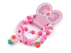 Kinderarmband Erdbeere Schmuck, Haarschmuck