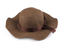   Damen Sommerhut - Dunkelbraun Hut, Mütze