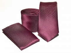       Rossini Slim Krawatte Set - Bordeaux Sets