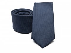 Rossini Slim Krawatte - Dunkelblau Unifarbige Krawatten