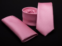       Rossini Slim Krawatte Set - Rosa 