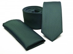       Rossini Slim Krawatte Set - Grün 