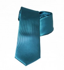 Goldenland Slim Krawatte - Türkis Unifarbige Krawatten