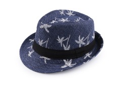           Strohhut für Kinder - Blau 