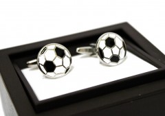         Manschettenknöpfe im Geschenkbox - Football 