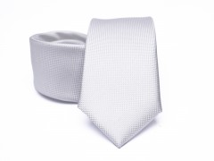      Rossini Seidenkrawatte - Weiß Unifarbige Krawatten
