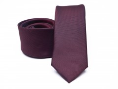 Rossini Slim Krawatte - Bordeaux Unifarbige Krawatten