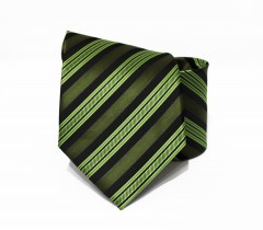 Classic Premium Krawatte - Äpfelgrün gestreift Gestreifte Krawatten