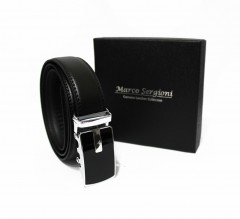 Marco Sergioni Extra Ledergürtel - Schwarz Gürtel