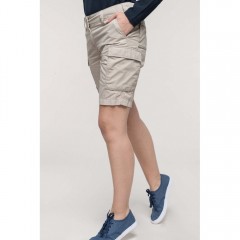 Leichte Bermuda-Shorts Für Damen Mit Mehreren Taschen 