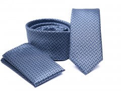       Rossini Slim Krawatte Set - Blau 