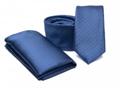       Rossini Slim Krawatte Set - Blau Sets