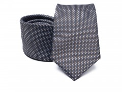 Premium Krawatte - Grau gepunktet 