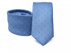  Rossini Slim Krawatte - Blau gepunktet 