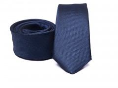  Rossini Slim Krawatte - Blau Unifarbige Krawatten