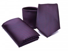 Premium Krawatte Set - Rot gepunktet 