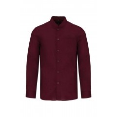      MEN'S LONG-SLEEVED MANDARIN COLLAR SHIRT Langarmhemden