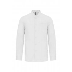      MEN'S LONG-SLEEVED MANDARIN COLLAR SHIRT Einfarbige Hemden