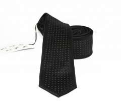          NM Slim Krawatte - Schwarz gepunktet 