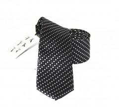          NM Slim Krawatte - Schwarz gepunktet Gemusterte Krawatten