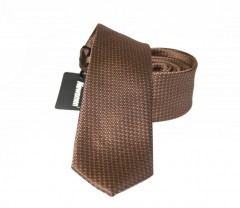          NM Slim Krawatte - Braun Kleine gemusterte Krawatten
