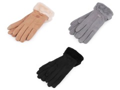    Handschuhe für Damen mit Pelz 