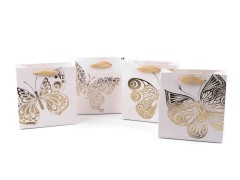                        Geschenktasche Schmetterling 14 x 15 cm - 4 St. Geschenke einpacken