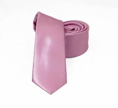         NM Slim Krawatte - Rosa Satin Unifarbige Krawatten