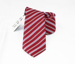 Newsmen Krawatte - Rot gestreift Gestreifte Krawatten