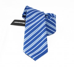 Newsmen Krawatte - Blau gestreift Gestreifte Krawatten