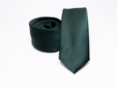 Rossini Slim Krawatte - Dunkelgrün Unifarbige Krawatten