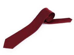   Krawatte aus Mikrofaser - Bordeaux Unifarbige Krawatten