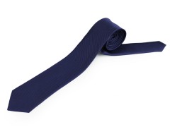   Krawatte aus Mikrofaser - Dunkelblau Unifarbige Krawatten