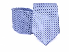   Rossini Premium Krawatte - Hellblau gepunktet 