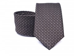   Rossini Premium Krawatte - Dunkelbraun gemustert Kleine gemusterte Krawatten