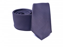 Rossini Slim Krawatte - Blau Kleine gemusterte Krawatten