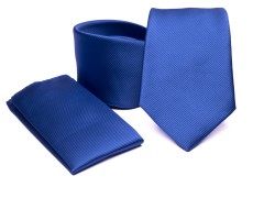           Premium Krawatte Set - Königsblau 