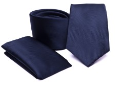           Premium Krawatte Set - Dunkelblau 