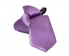    Satin Damen/Kinderkrawatte - Lila Kinder Krawatte