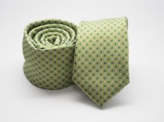 Rossini Slim Krawatte - Grün Gepunktet Kleine gemusterte Krawatten
