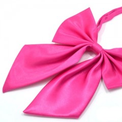 Satin Damenfliege - Pink Damen Krawatte, Fliege