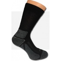 Komfort Baumwolle Socke - Schwarz-Grau 