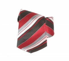 Classic Premium Krawatte - Rot Gestreift 