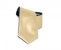Goldenland 2in1 Slim Krawatte - Golden-Dunkelblau Unifarbige Krawatten