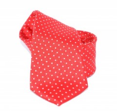 Goldenland Slim Krawatte - Rot Gepunktet 