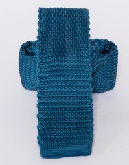 Premium Strickkrawatte - Blau Strickkrawatten