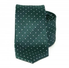 Goldenland Slim Krawatte - Grün Gepunktet 